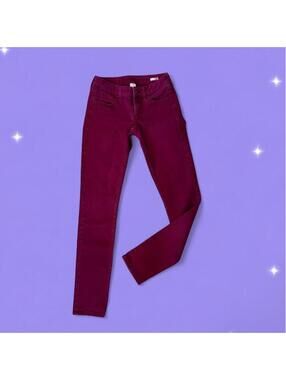Vintage Y2K Arizona Super Skinny Low Rise Berry Jeans Sz 1 / 26